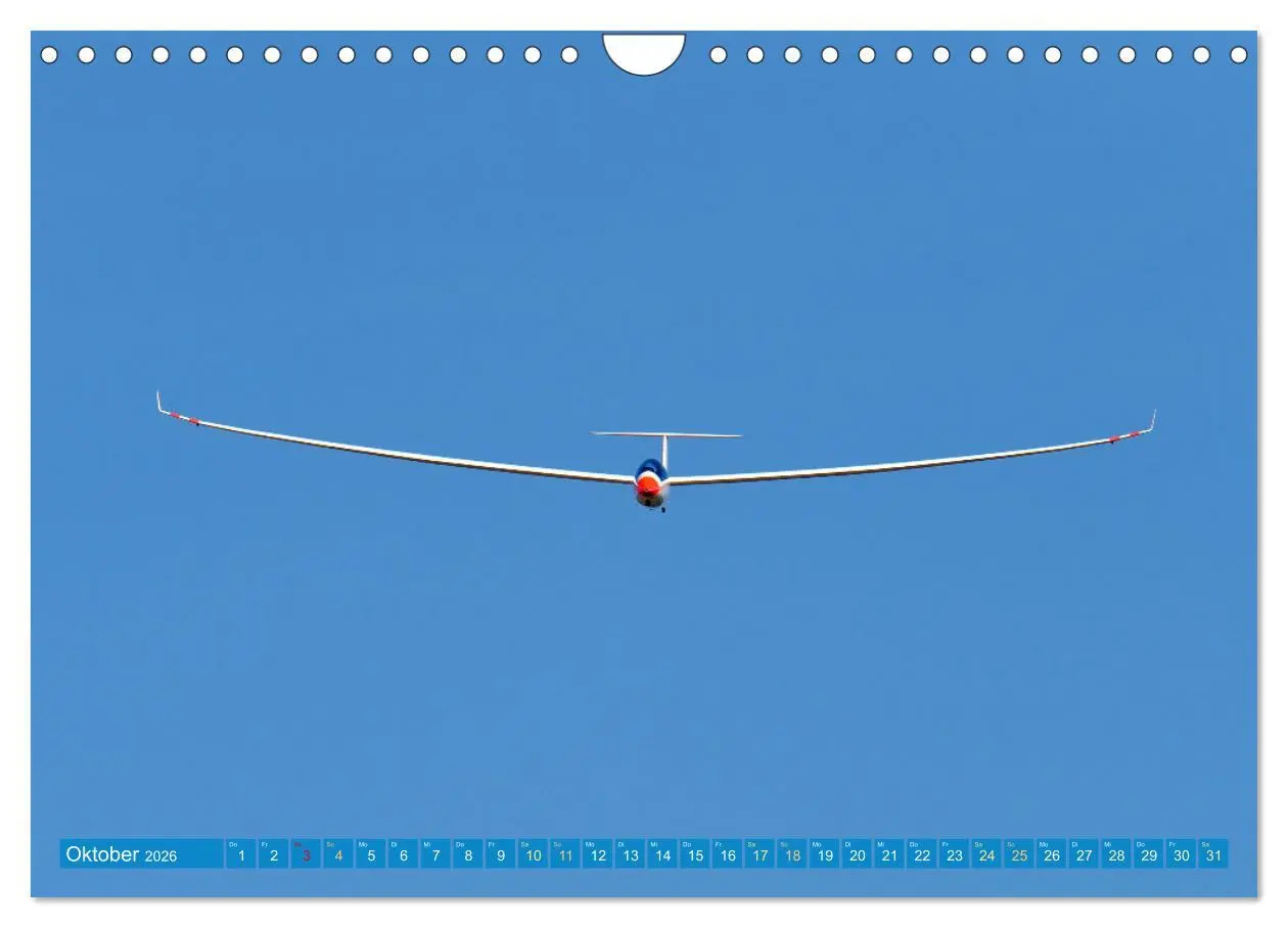 Bild: 9783457365243 | Meister in der Schwebe: Segelflugzeuge (Wandkalender 2026 DIN A4...