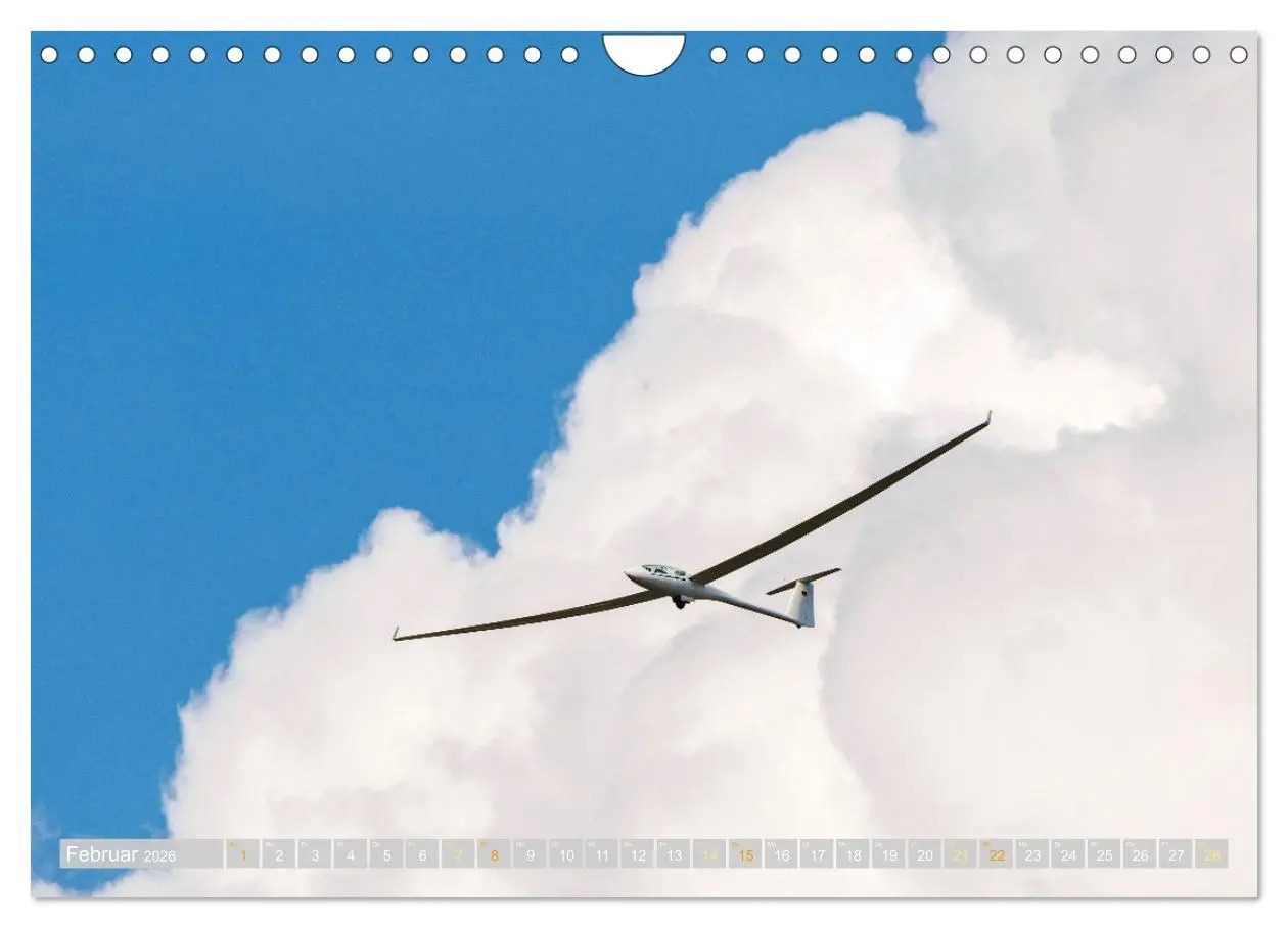 Bild: 9783457365243 | Meister in der Schwebe: Segelflugzeuge (Wandkalender 2026 DIN A4...