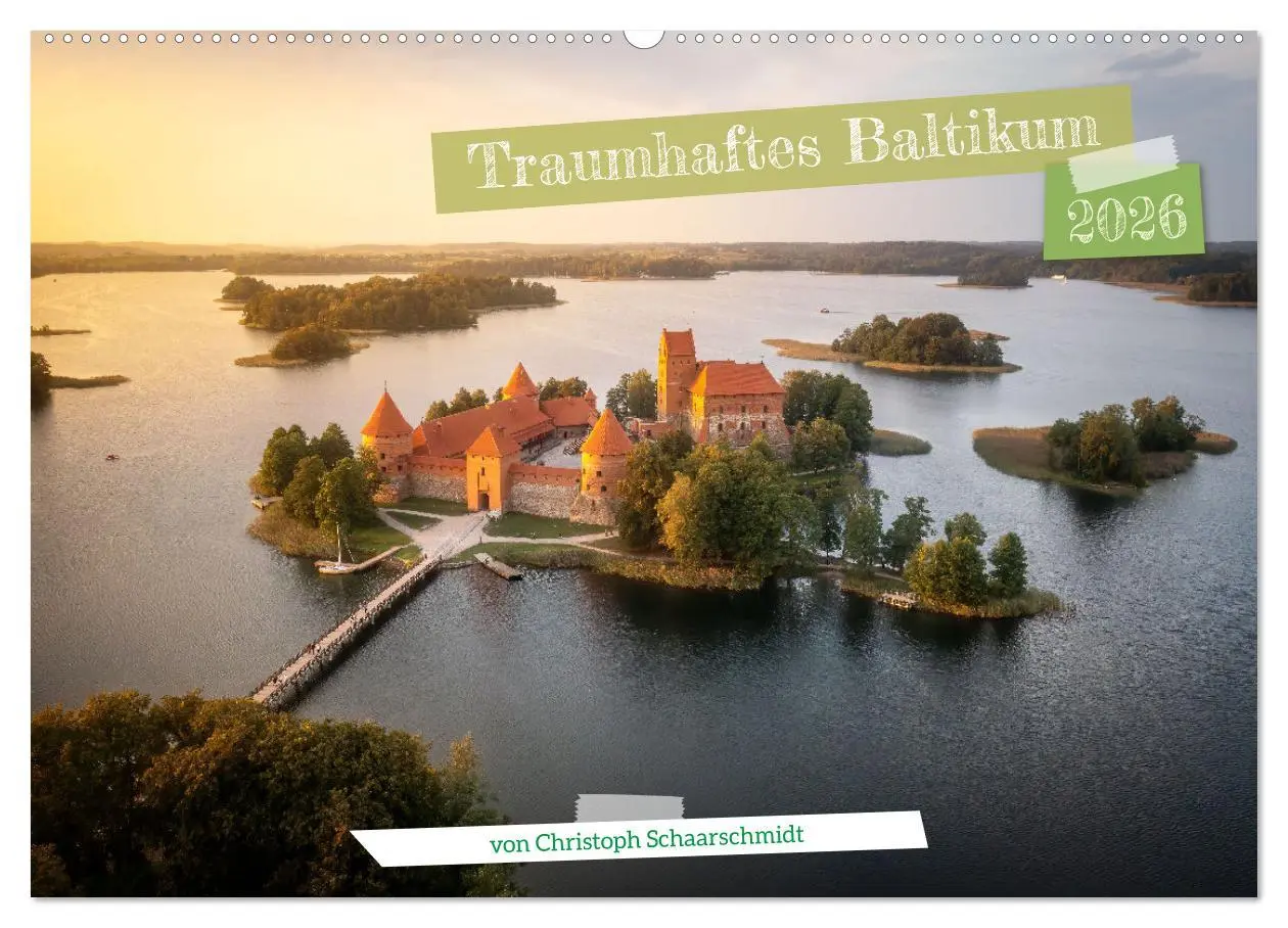 Cover: 9783457505243 | Traumhaftes Baltikum (Wandkalender 2026 DIN A2 quer), CALVENDO...