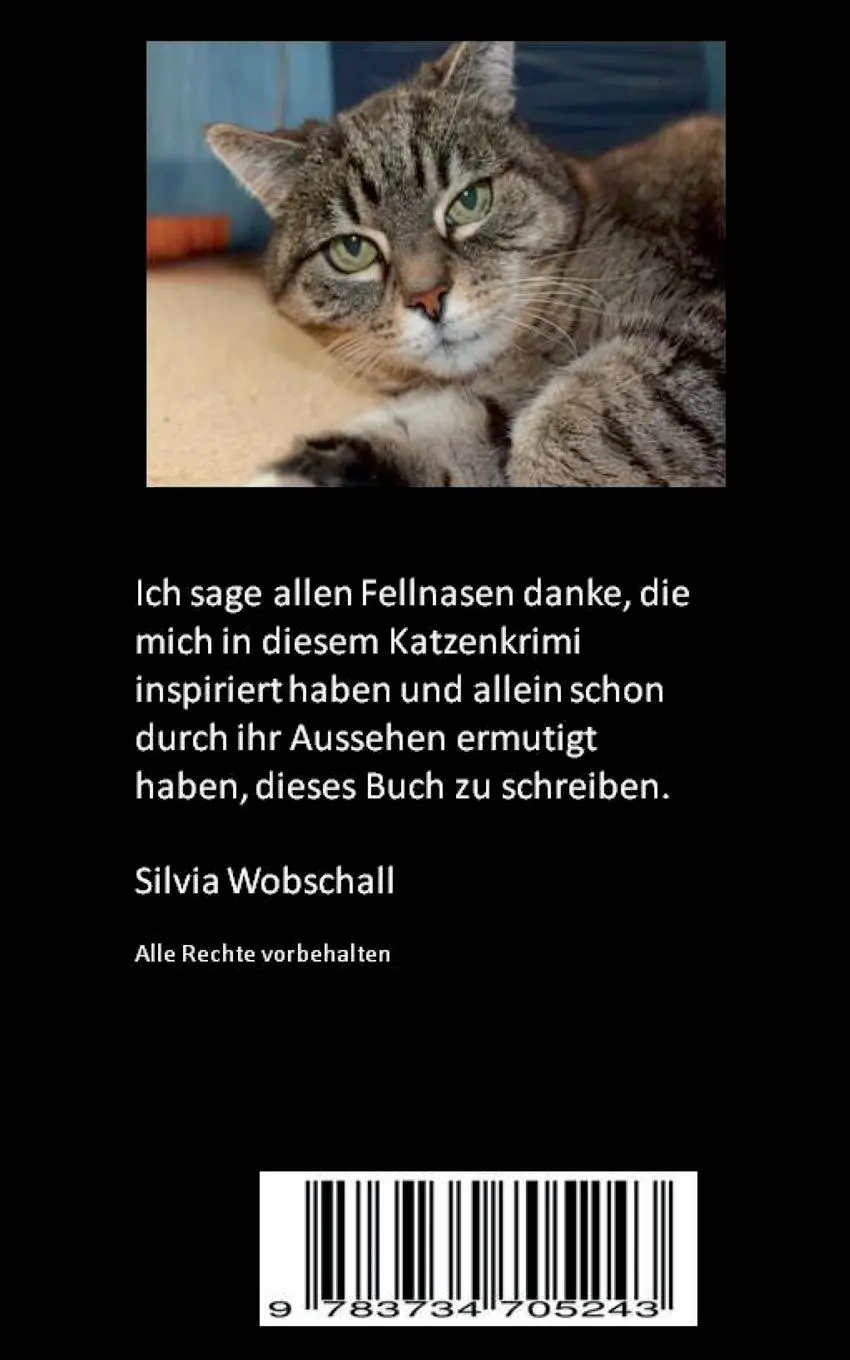 Rückseite: 9783734705243 | Ein cleverer Kater namens Jack | Ein Katzenkrimi | Silvia Wobschall