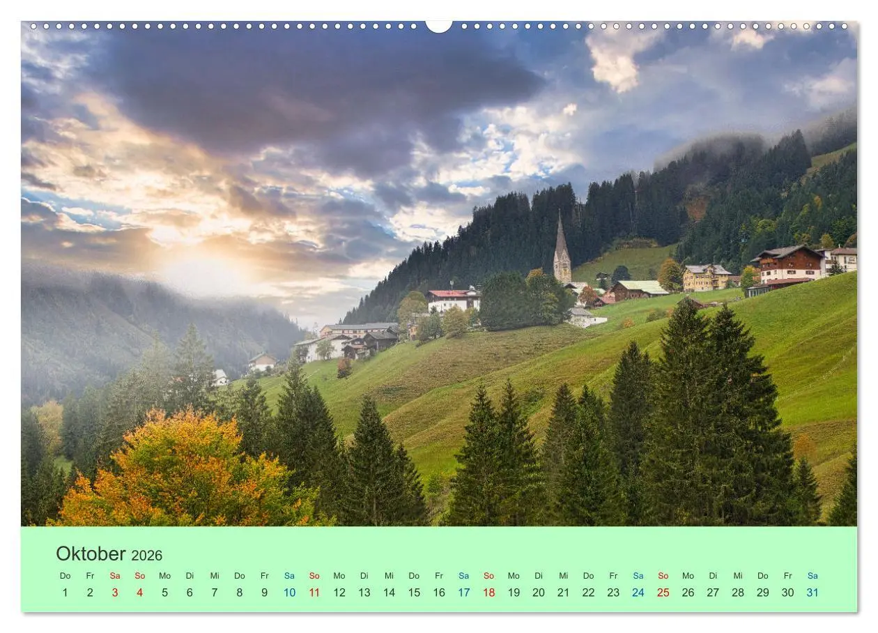Bild: 9783457595343 | Zauber der Alpen (Wandkalender 2026 DIN A2 quer), CALVENDO...