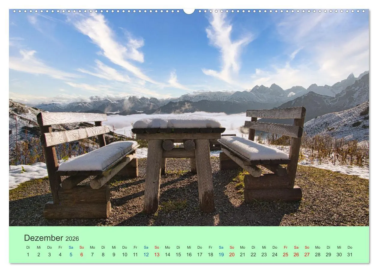 Bild: 9783457595343 | Zauber der Alpen (Wandkalender 2026 DIN A2 quer), CALVENDO...