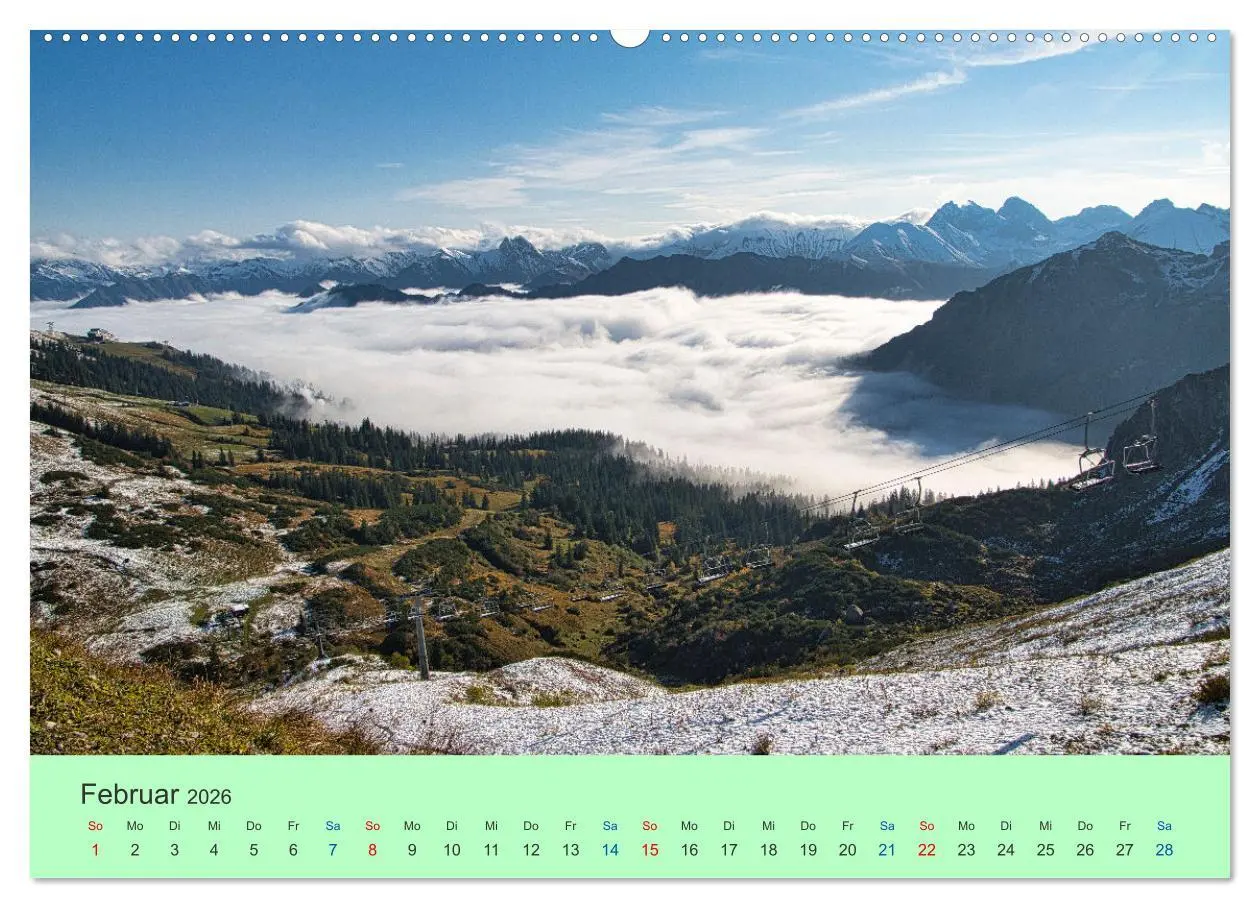 Bild: 9783457595343 | Zauber der Alpen (Wandkalender 2026 DIN A2 quer), CALVENDO...