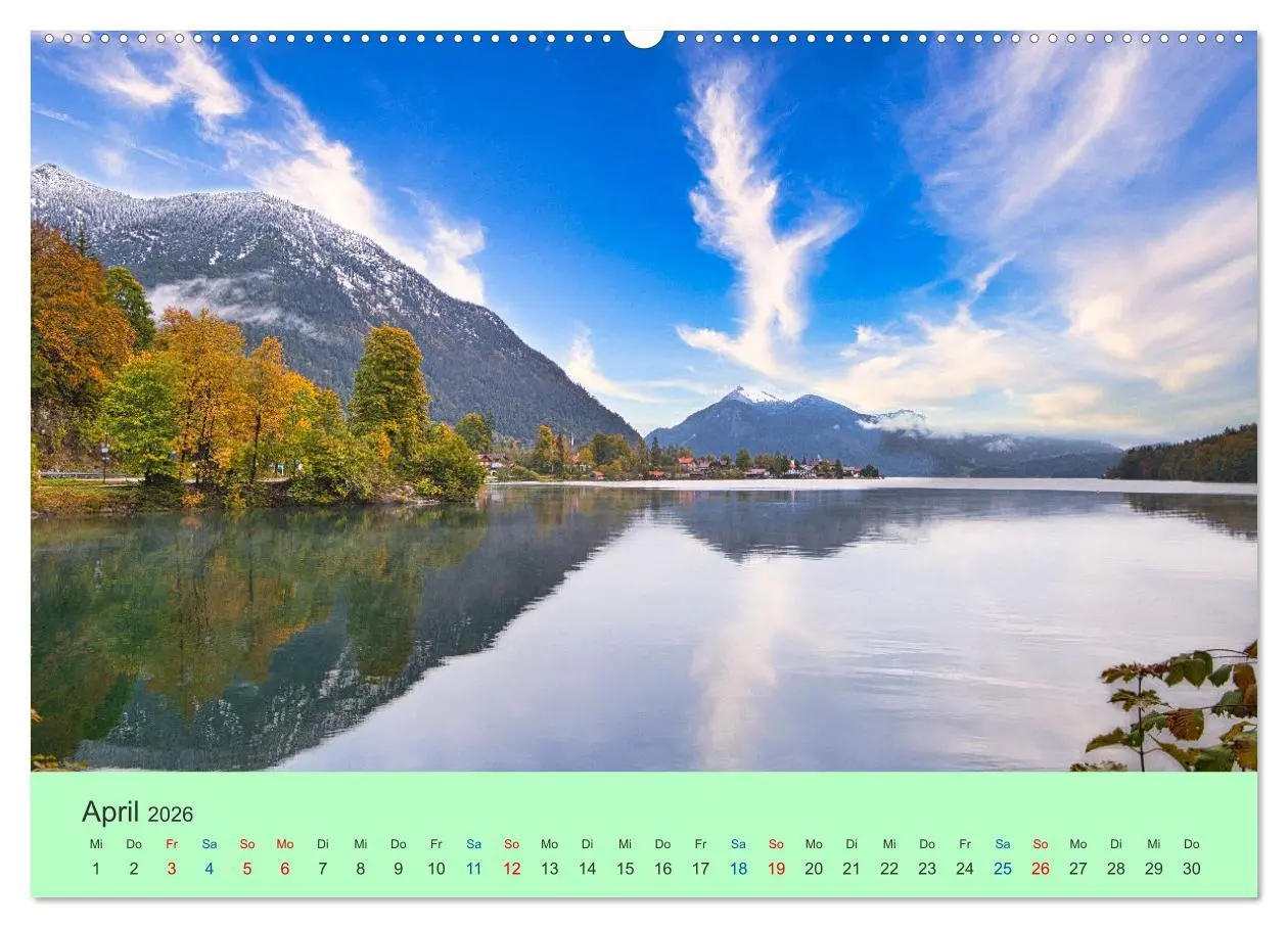 Bild: 9783457595343 | Zauber der Alpen (Wandkalender 2026 DIN A2 quer), CALVENDO...