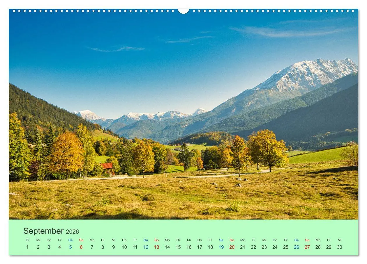 Bild: 9783457595343 | Zauber der Alpen (Wandkalender 2026 DIN A2 quer), CALVENDO...