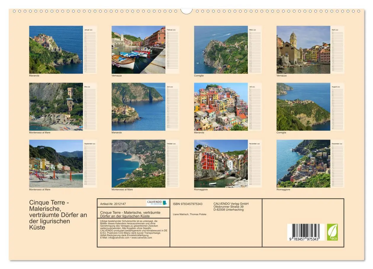 Bild: 9783457975343 | Cinque Terre - Malerische, verträumte Dörfer an der ligurischen...