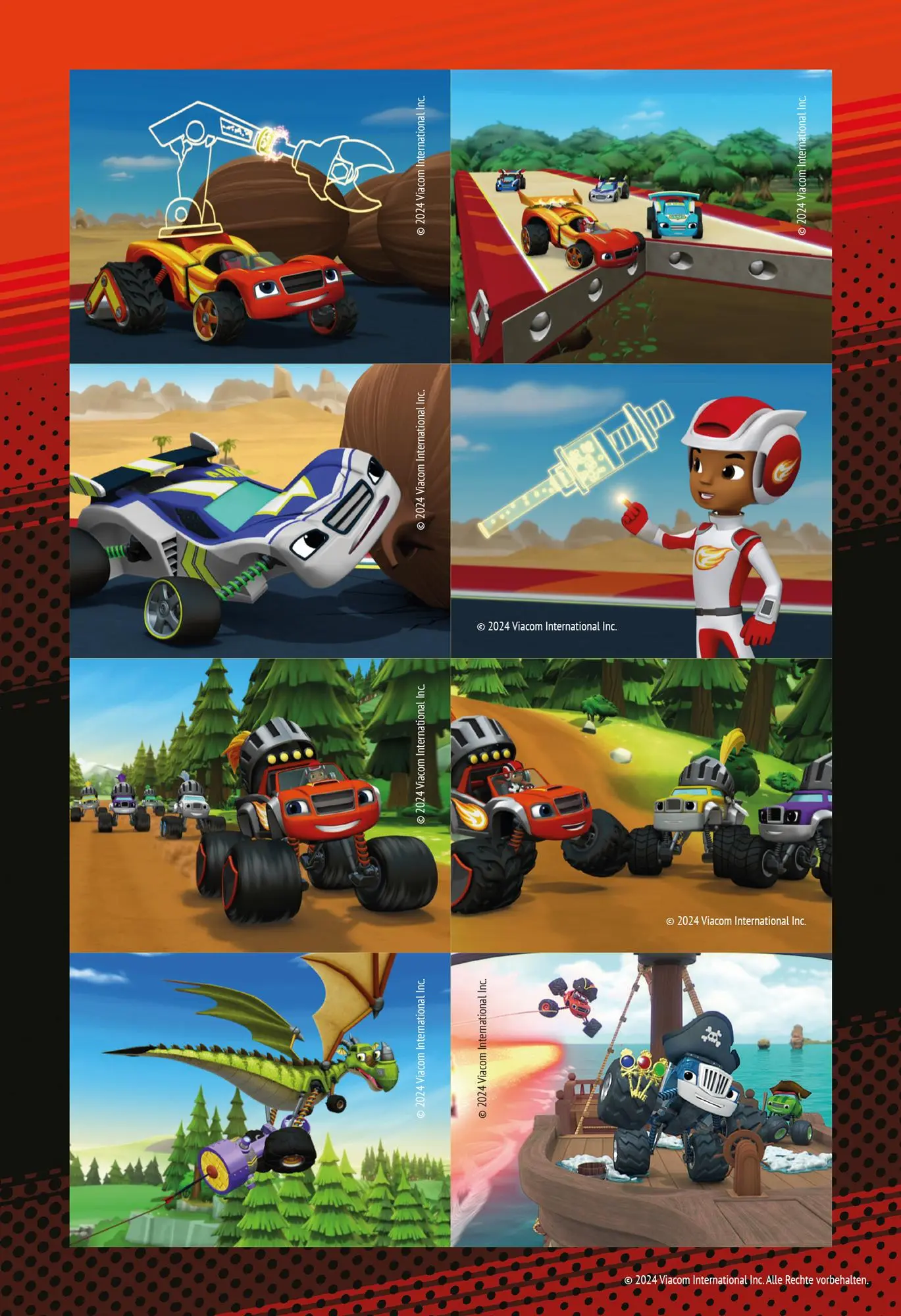 Bild: 9783833245343 | Blaze und die Monstermaschinen: Superstarker Sticker- und Malspaß
