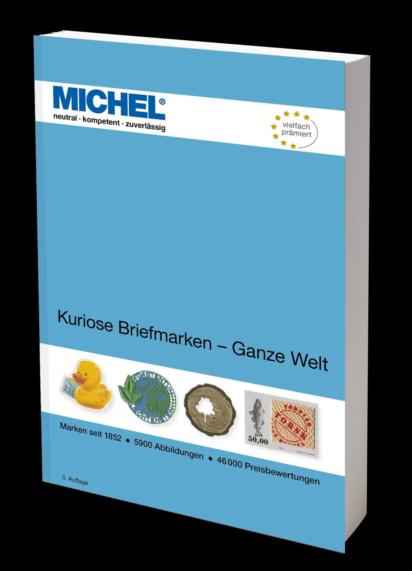 Cover: 9783954025343 | Kuriose Briefmarken - Ganze Welt | 3. Auflage | Michel-Redaktion