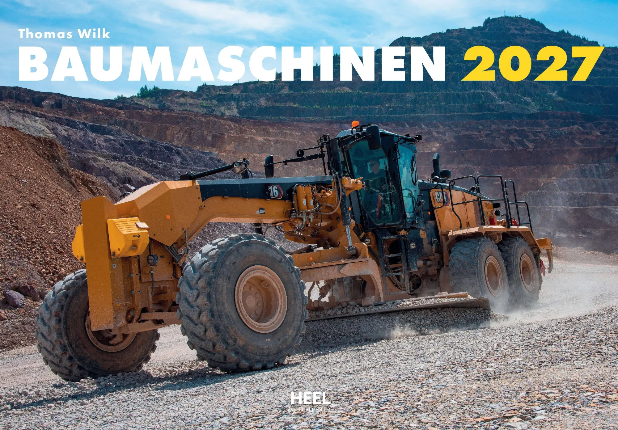Cover: 9783960585343 | Baumaschinen Kalender 2027 | Thomas Wilk | Kalender | 14 S. | Deutsch