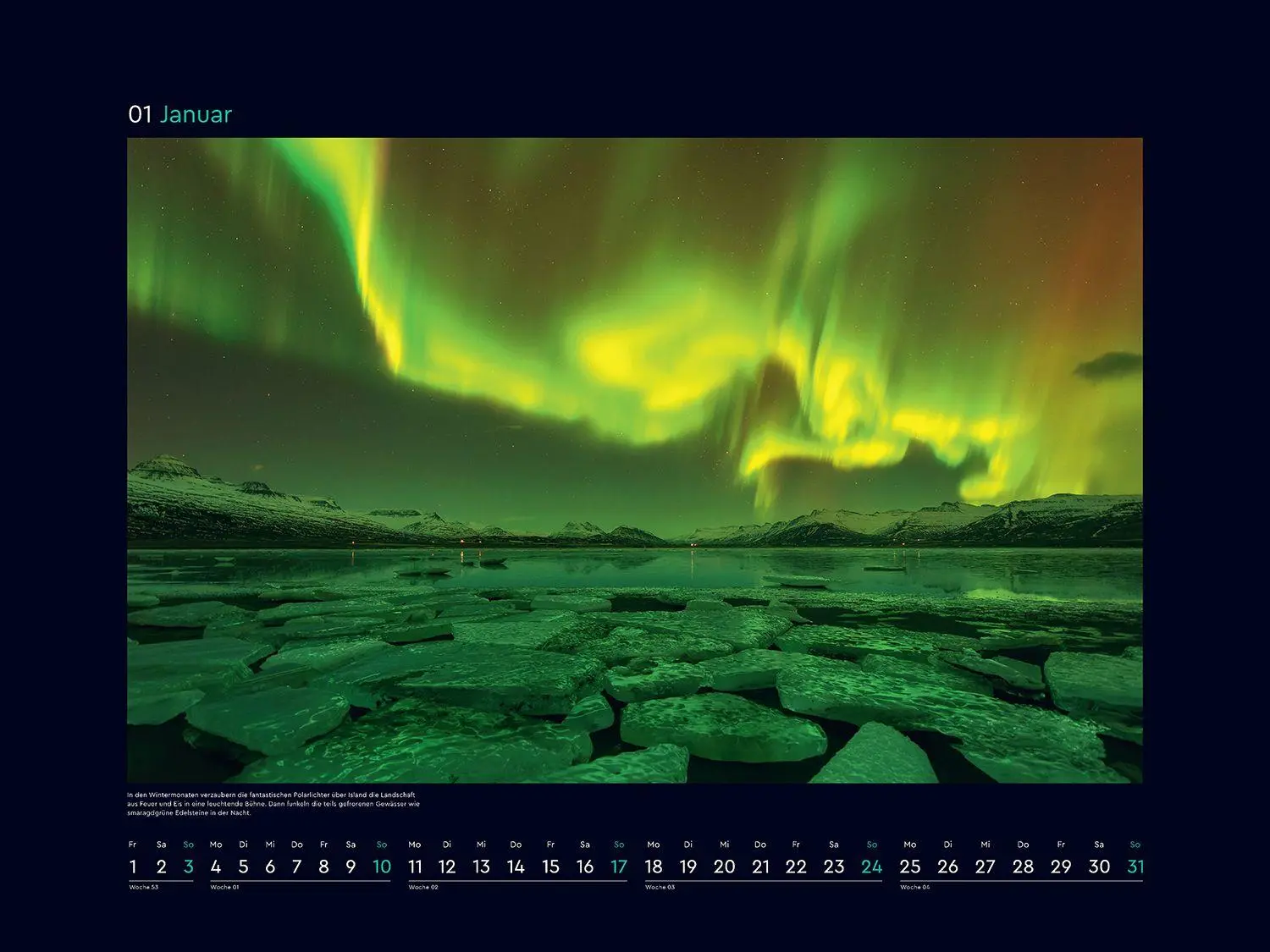 Bild: 9783965915343 | Polarlichter - KUNTH Wandkalender 2027 | Kalender | 14 S. | Deutsch