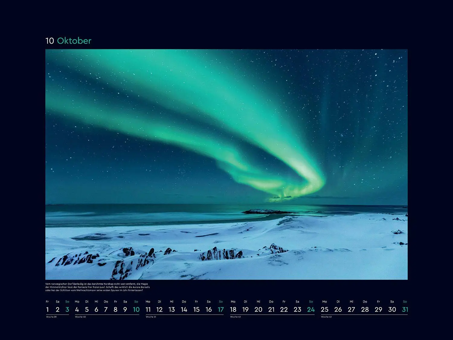 Bild: 9783965915343 | Polarlichter - KUNTH Wandkalender 2027 | Kalender | 14 S. | Deutsch