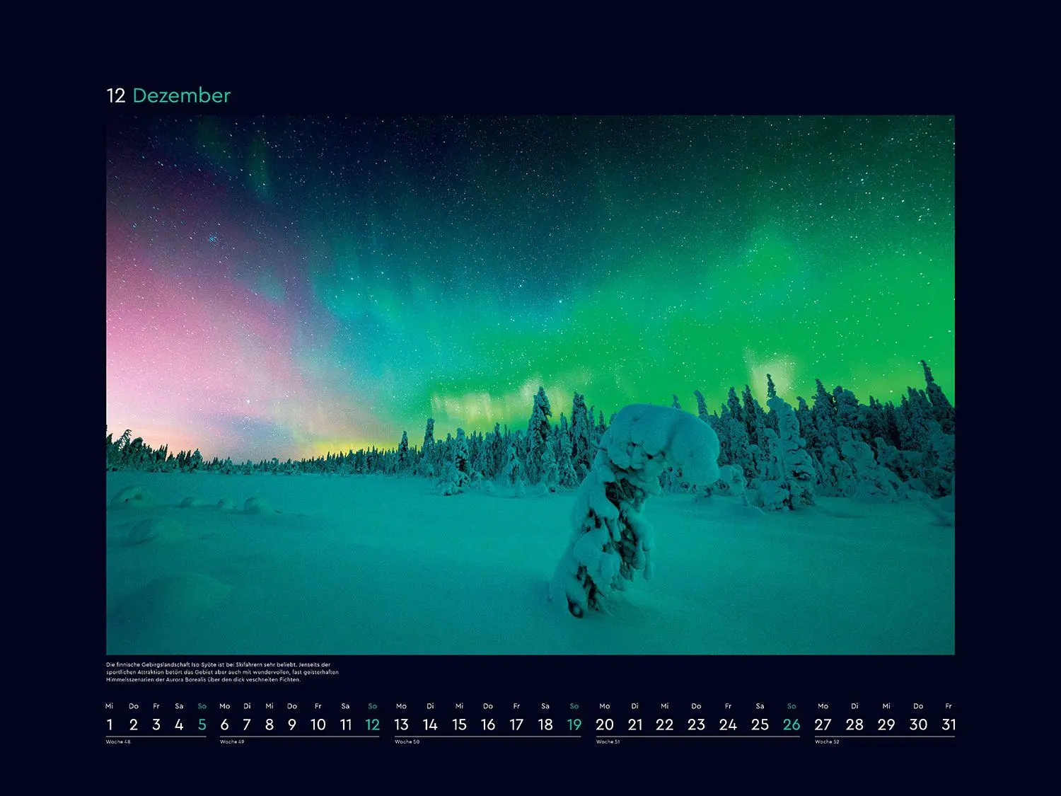 Bild: 9783965915343 | Polarlichter - KUNTH Wandkalender 2027 | Kalender | 14 S. | Deutsch