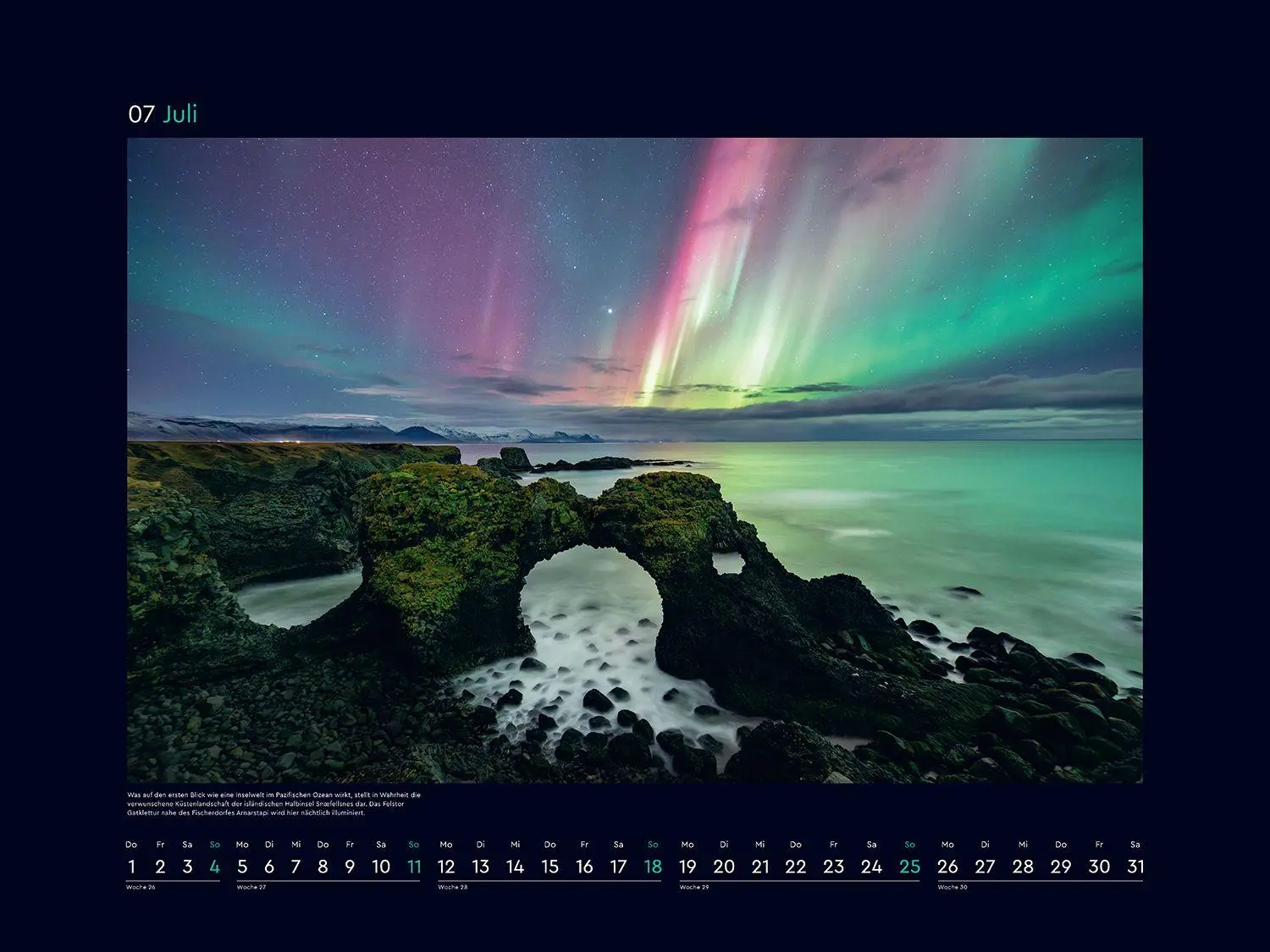 Bild: 9783965915343 | Polarlichter - KUNTH Wandkalender 2027 | Kalender | 14 S. | Deutsch