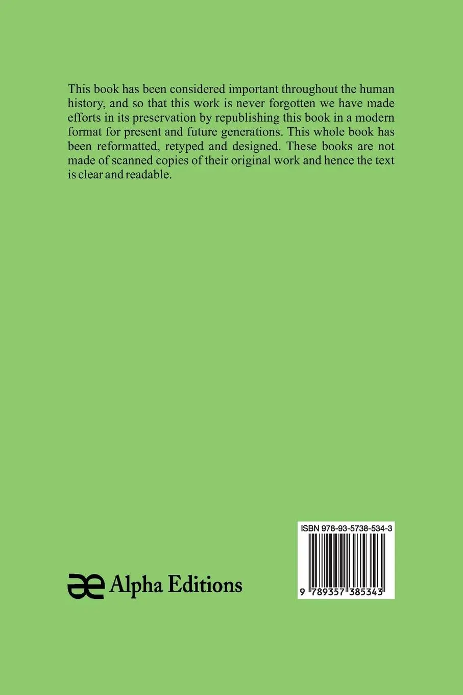 Rückseite: 9789357385343 | The Lost Atlantis and Other Ethnographic Studies | Daniel Wilson