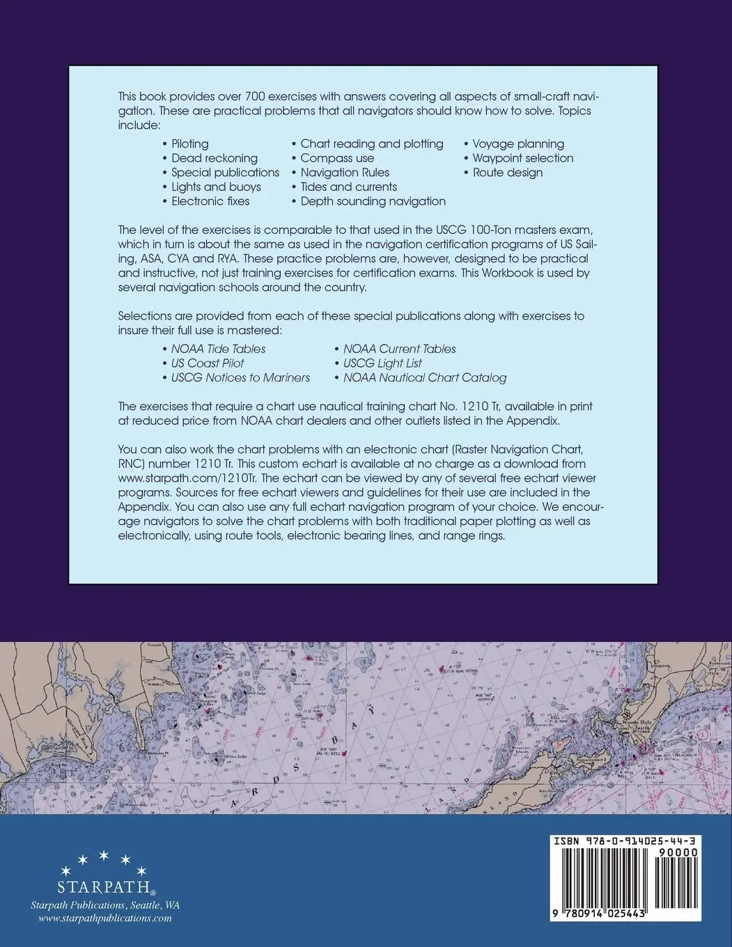 Rückseite: 9780914025443 | Navigation Workbook 1210 Tr: For Power-Driven and Sailing Vessels