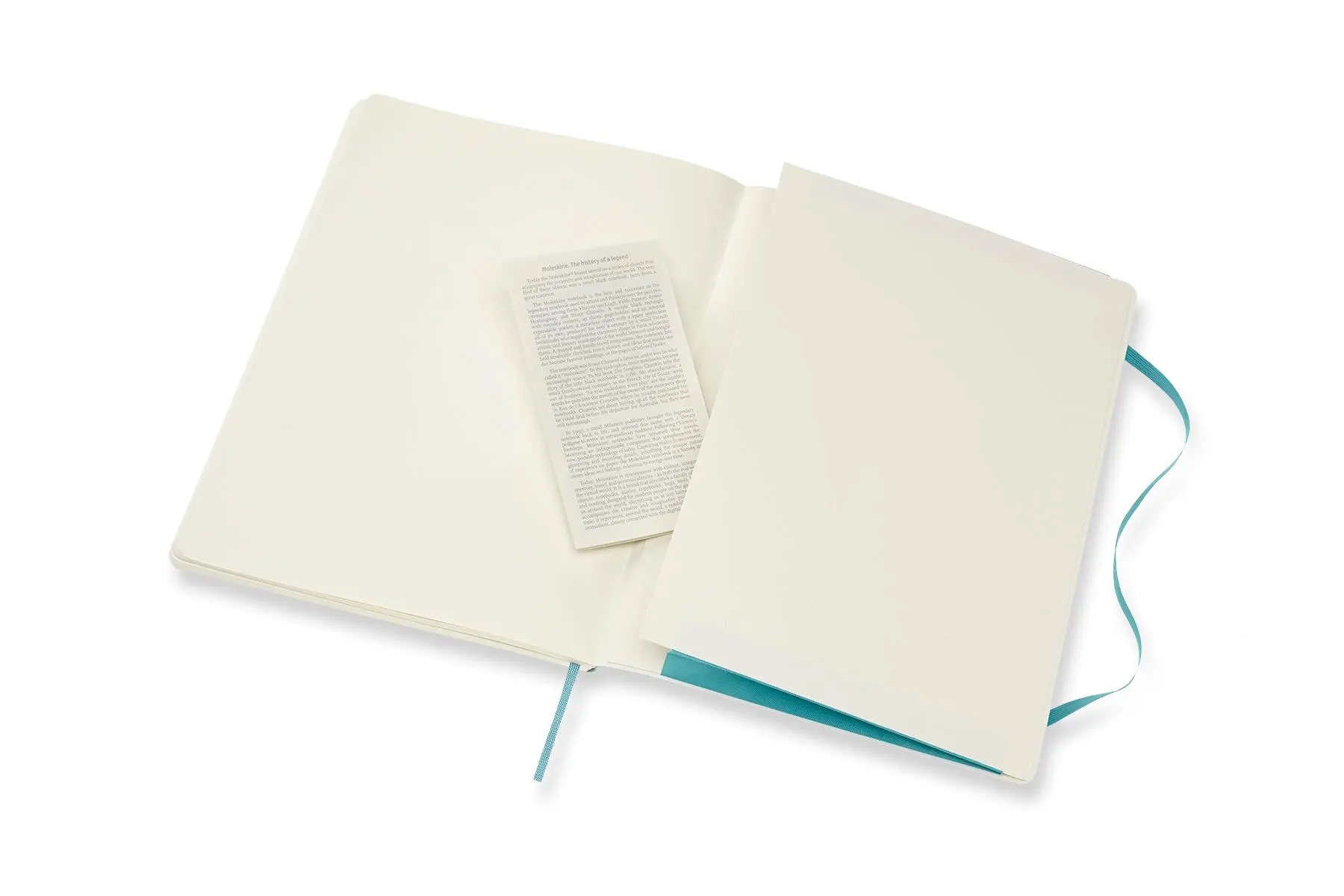 Bild: 8058341715543 | Moleskine Notizbuch Xlarge, Liniert, Soft Cover, Riff Blau | Moleskine