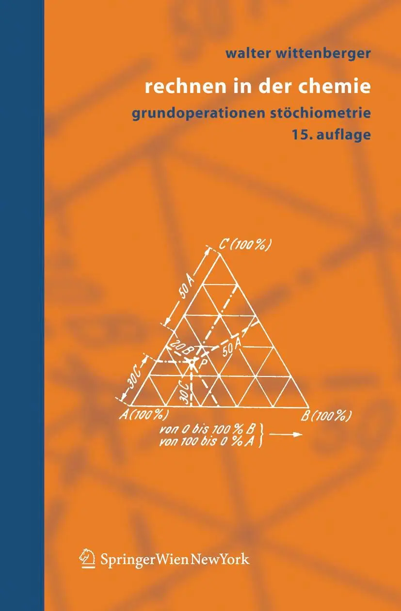 Cover: 9783211265543 | Rechnen in der Chemie | Grundoperationen, Stöchiometrie | Wittenberger Cover: 9783211265543 | Rechnen in der Chemie | Grundoperationen, Stöchiometrie | Wittenberger