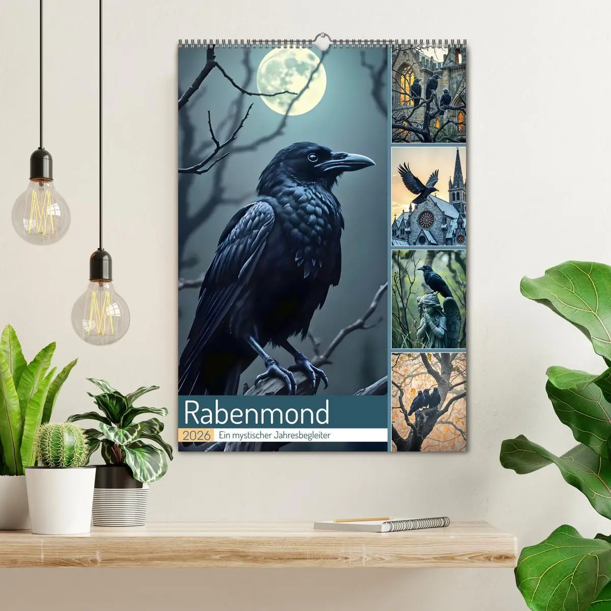 Bild: 9783457265543 | Rabenmond - Ein mystischer Jahresbegleiter (Wandkalender 2026 DIN...