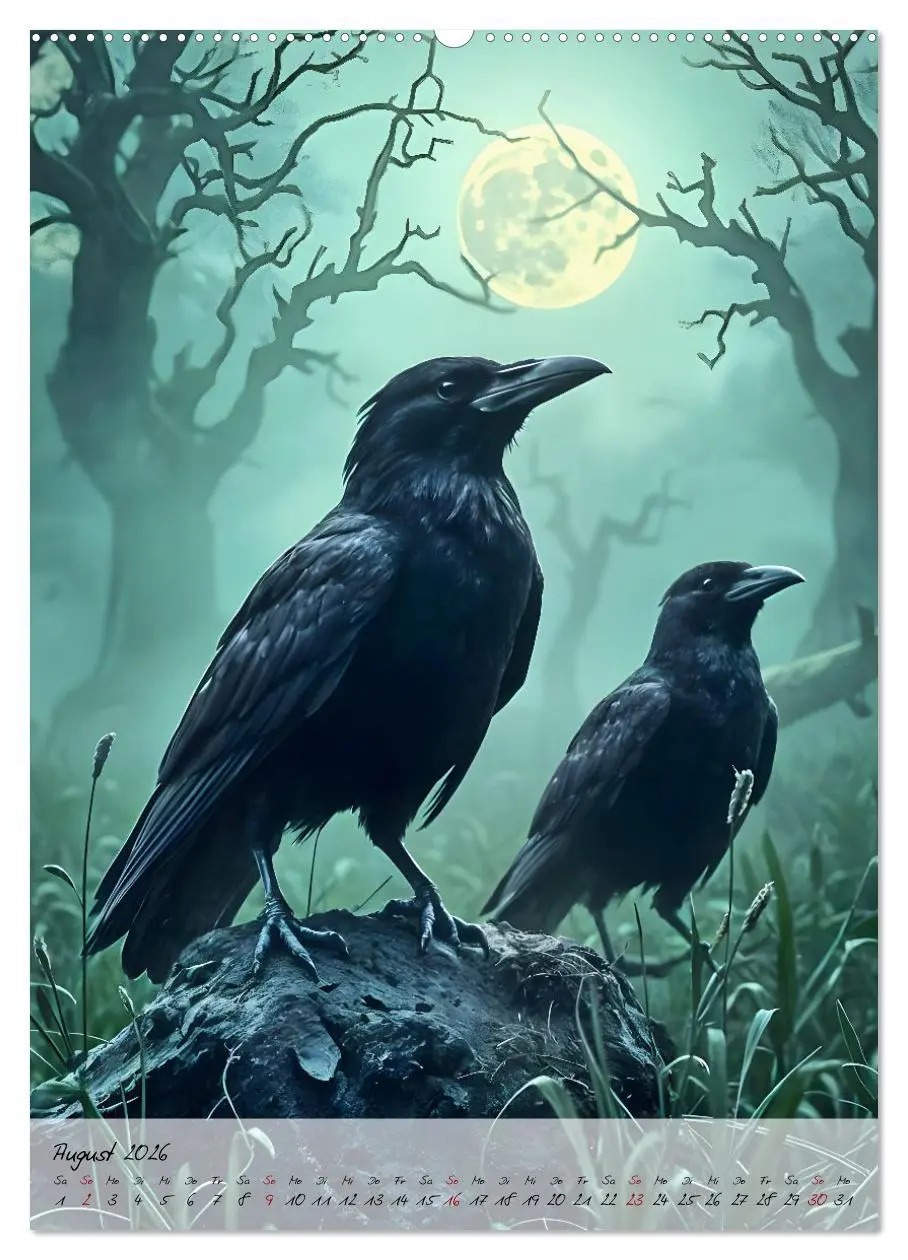 Bild: 9783457265543 | Rabenmond - Ein mystischer Jahresbegleiter (Wandkalender 2026 DIN...