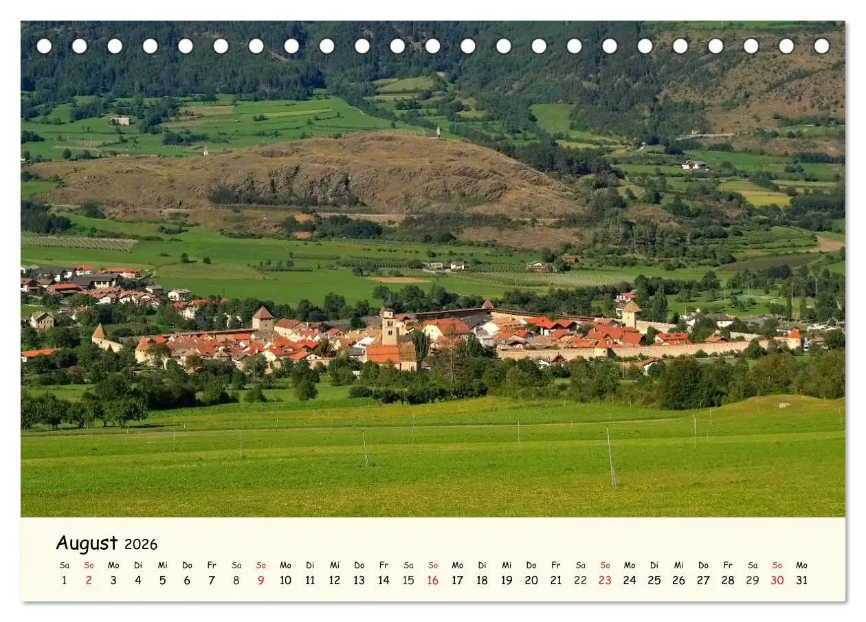 Bild: 9783457955543 | Vinschgau - Die Sonnenseite Südtirols (Tischkalender 2026 DIN A5...