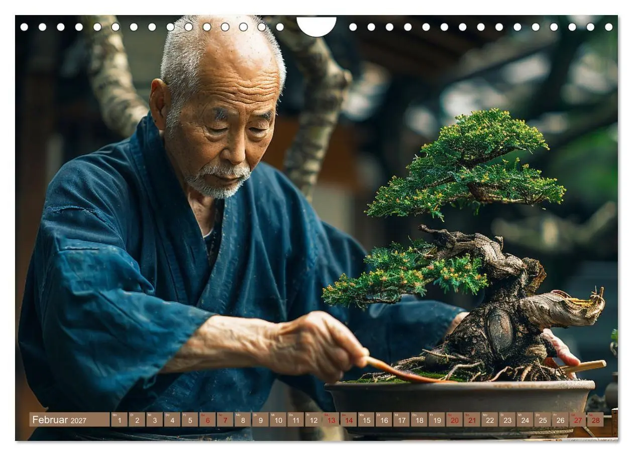 Bild: 9783569135543 | Bonsai meditativ (Wandkalender 2027 DIN A4 quer), CALVENDO...