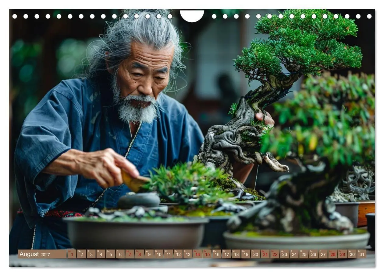 Bild: 9783569135543 | Bonsai meditativ (Wandkalender 2027 DIN A4 quer), CALVENDO...