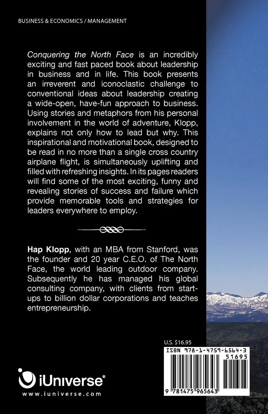 Rückseite: 9781475965643 | Conquering the North Face | An Adventure in Leadership | Hap Klopp