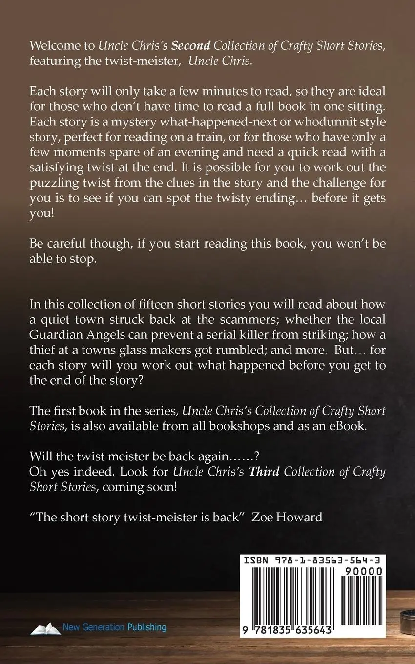 Rückseite: 9781835635643 | Uncle Chris's Second Collection of Crafty Short Stories | P. Frost