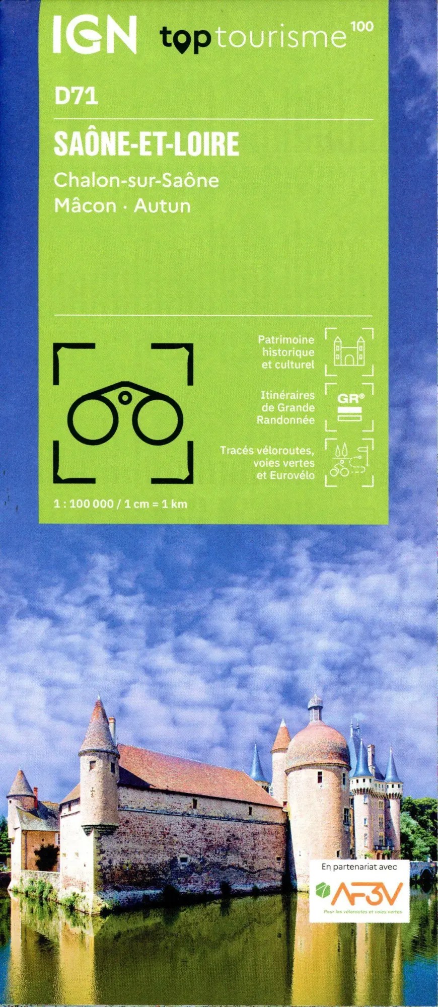 Cover: 9782758555643 | 71 Saône et Loire | 1:100000 | (Land-)Karte | Französisch | 2024