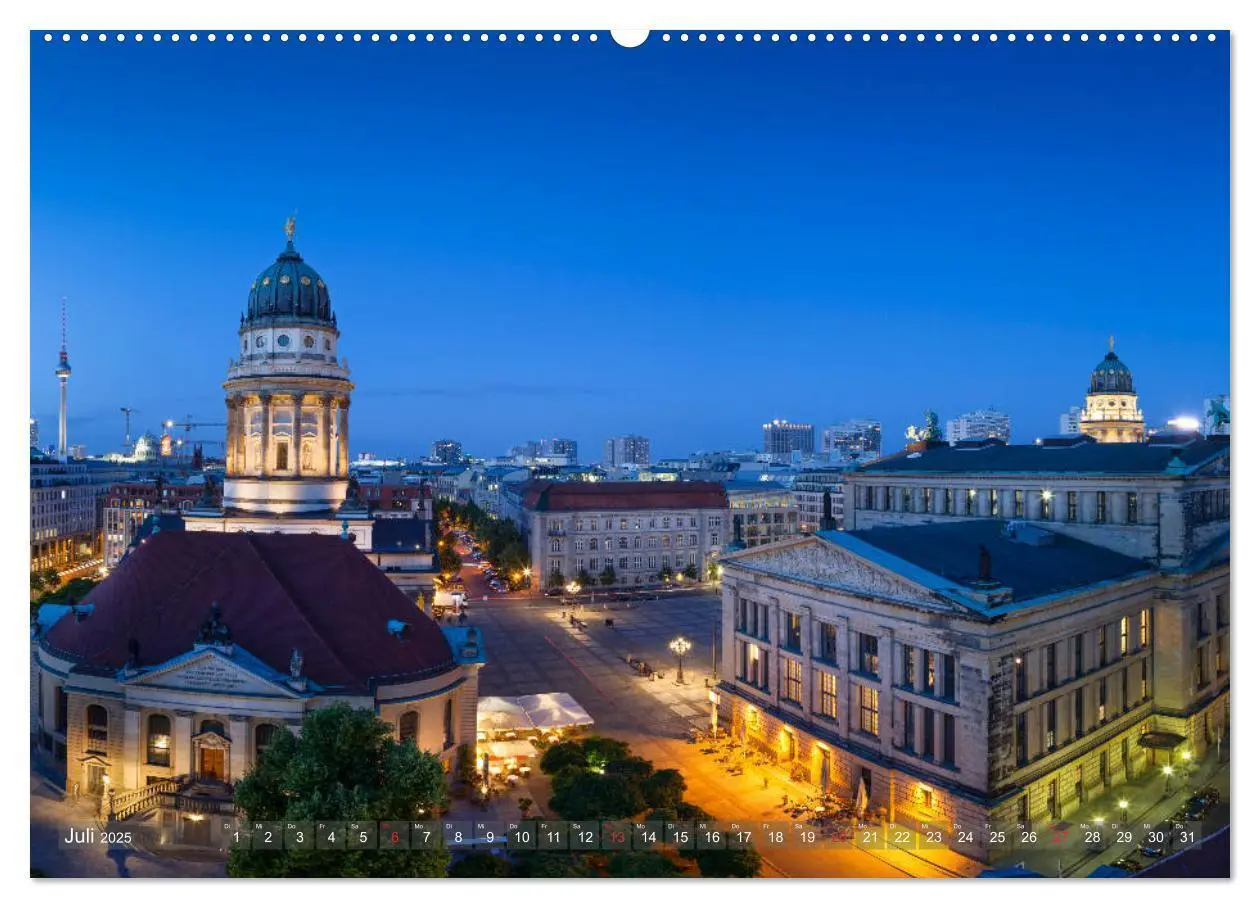 Bild: 9783435305643 | Berlin von oben (Wandkalender 2025 DIN A2 quer), CALVENDO...