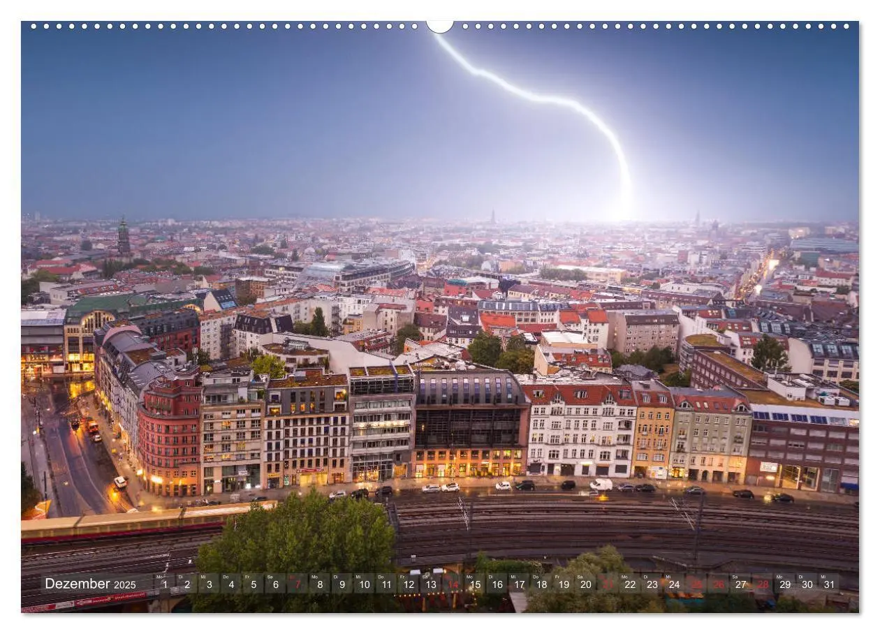 Bild: 9783435305643 | Berlin von oben (Wandkalender 2025 DIN A2 quer), CALVENDO...