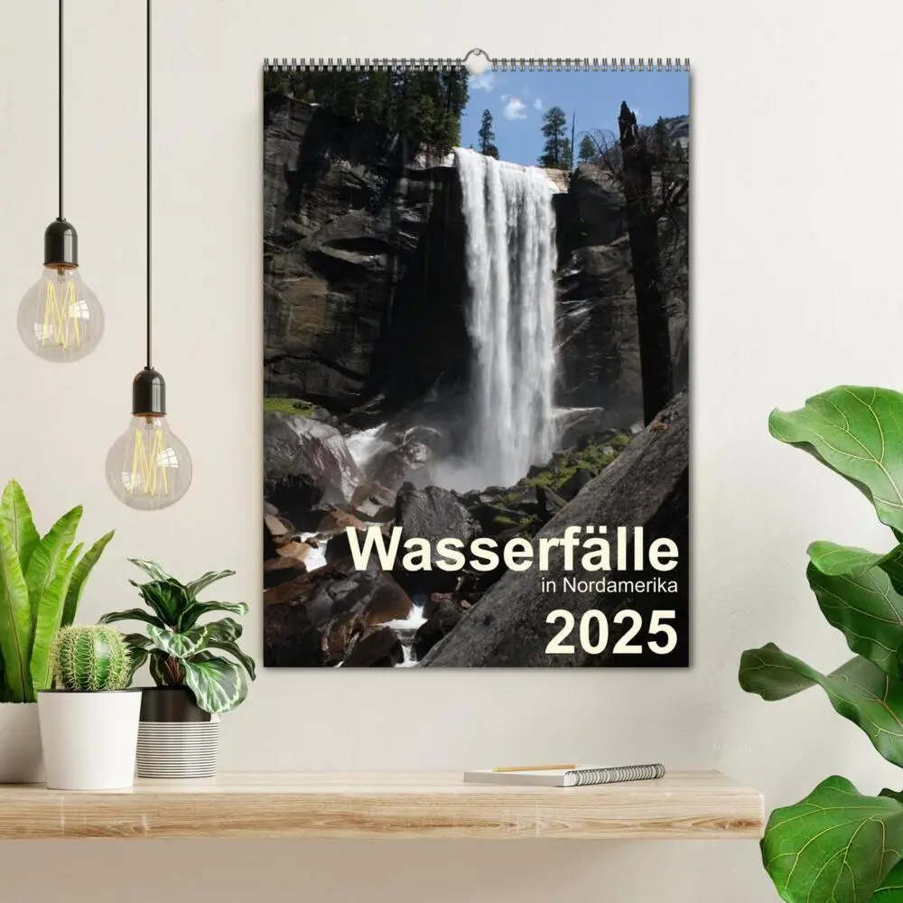 Bild: 9783457015643 | Wasserfälle in Nordamerika 2025 (Wandkalender 2025 DIN A2 hoch),...