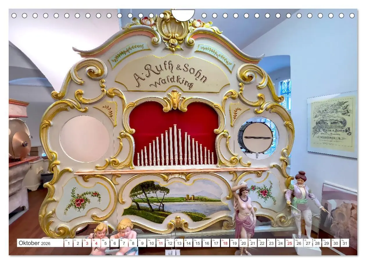 Bild: 9783457255643 | Selbstspielende Musikinstrumente (Wandkalender 2026 DIN A4 quer),...