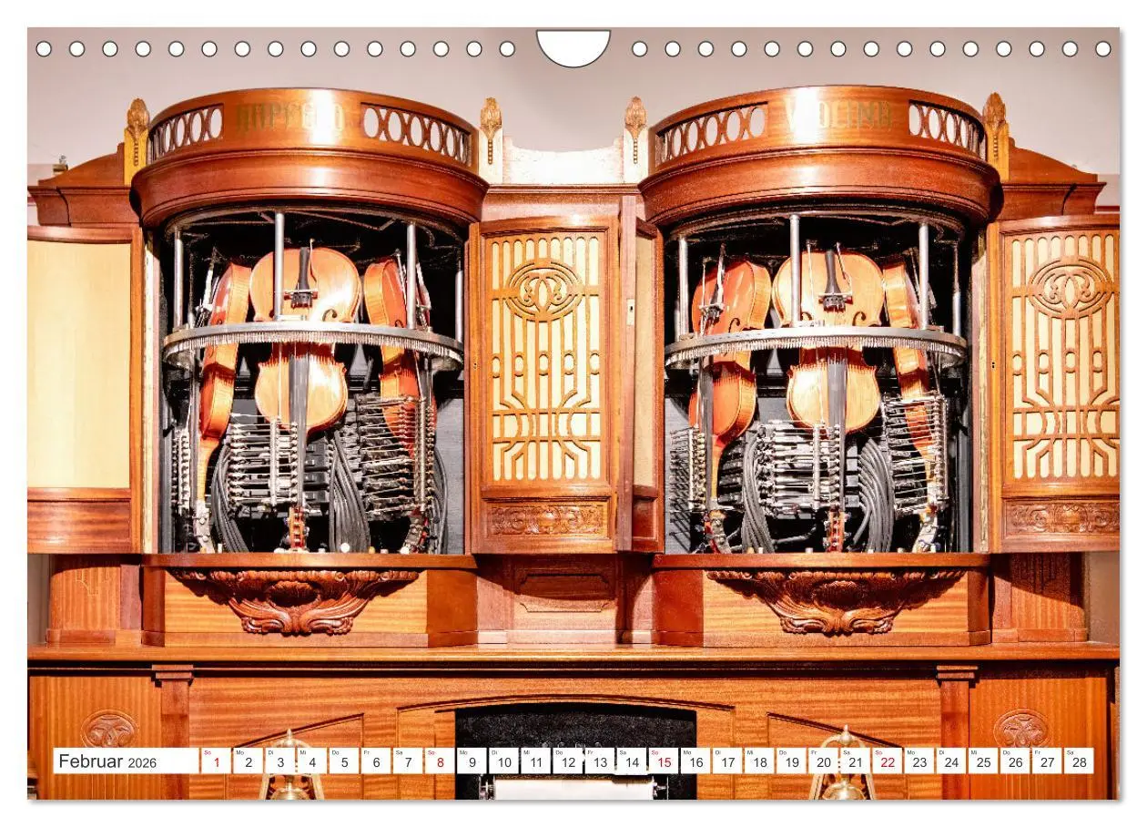 Bild: 9783457255643 | Selbstspielende Musikinstrumente (Wandkalender 2026 DIN A4 quer),...