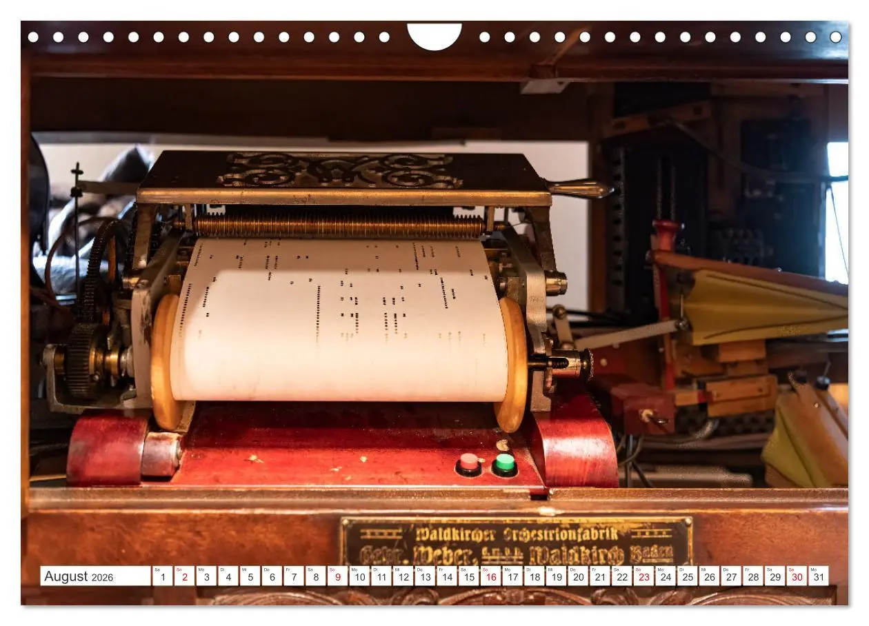 Bild: 9783457255643 | Selbstspielende Musikinstrumente (Wandkalender 2026 DIN A4 quer),...