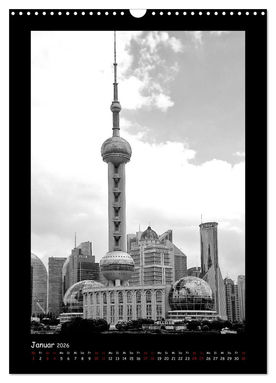 Bild: 9783516415643 | Shanghai zwischen Tradition und Business (Wandkalender 2026 DIN A3...