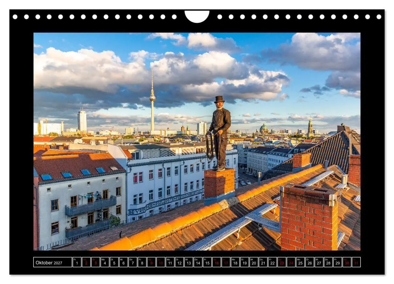 Bild: 9783569745643 | Schornsteinfeger über Berlin 2027 (Wandkalender 2027 DIN A4 quer),...