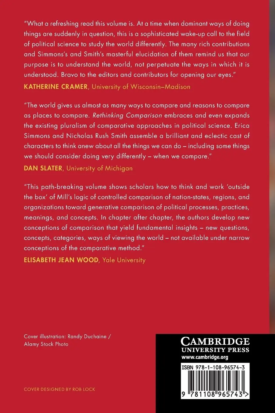 Rückseite: 9781108965743 | Rethinking Comparison | Erica S. Simmons (u. a.) | Taschenbuch | 2021