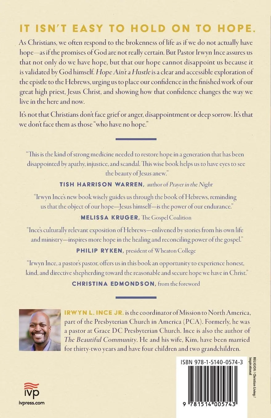 Rückseite: 9781514005743 | Hope Ain't a Hustle | Persevering by Faith in a Wearying World | Jr.