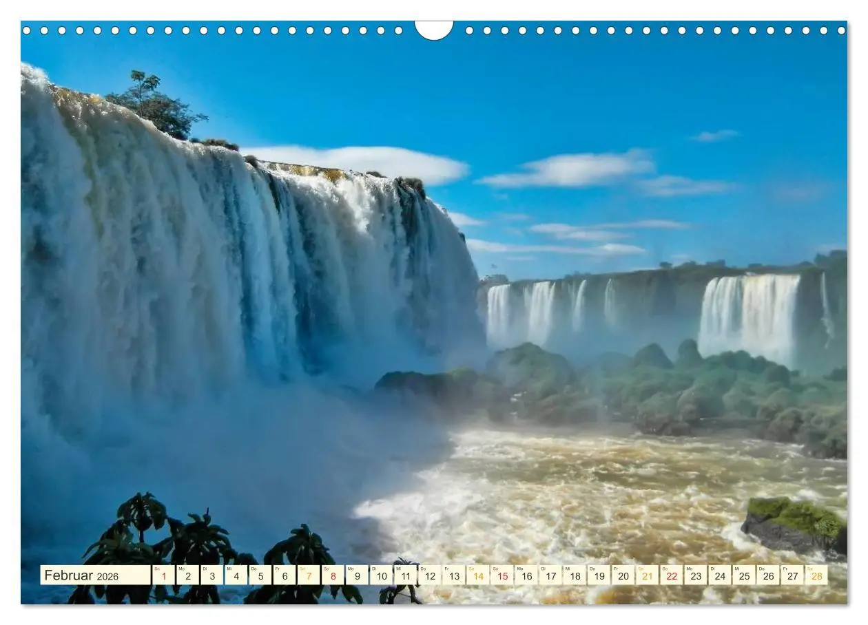 Bild: 9783516025743 | Iguazu Wasserfälle - Südamerika (Wandkalender 2026 DIN A3 quer),...