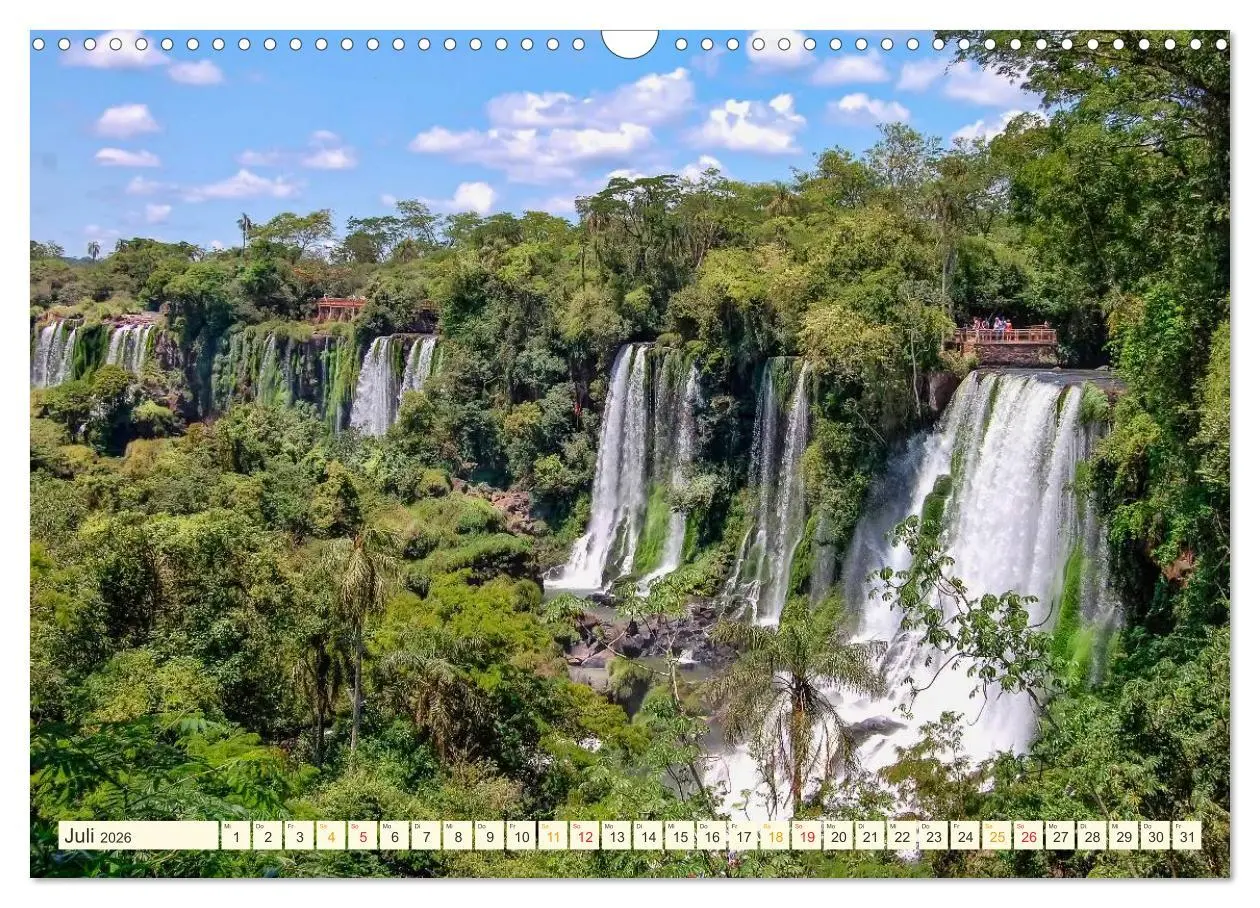 Bild: 9783516025743 | Iguazu Wasserfälle - Südamerika (Wandkalender 2026 DIN A3 quer),...