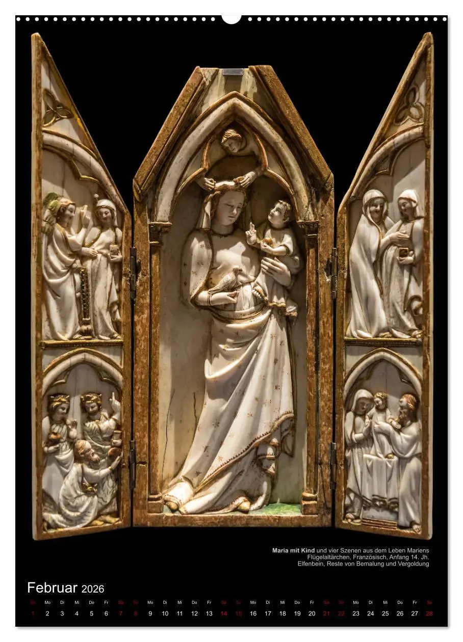 Bild: 9783516405743 | Maria - Mutter Gottes (Wandkalender 2026 DIN A2 hoch), CALVENDO...
