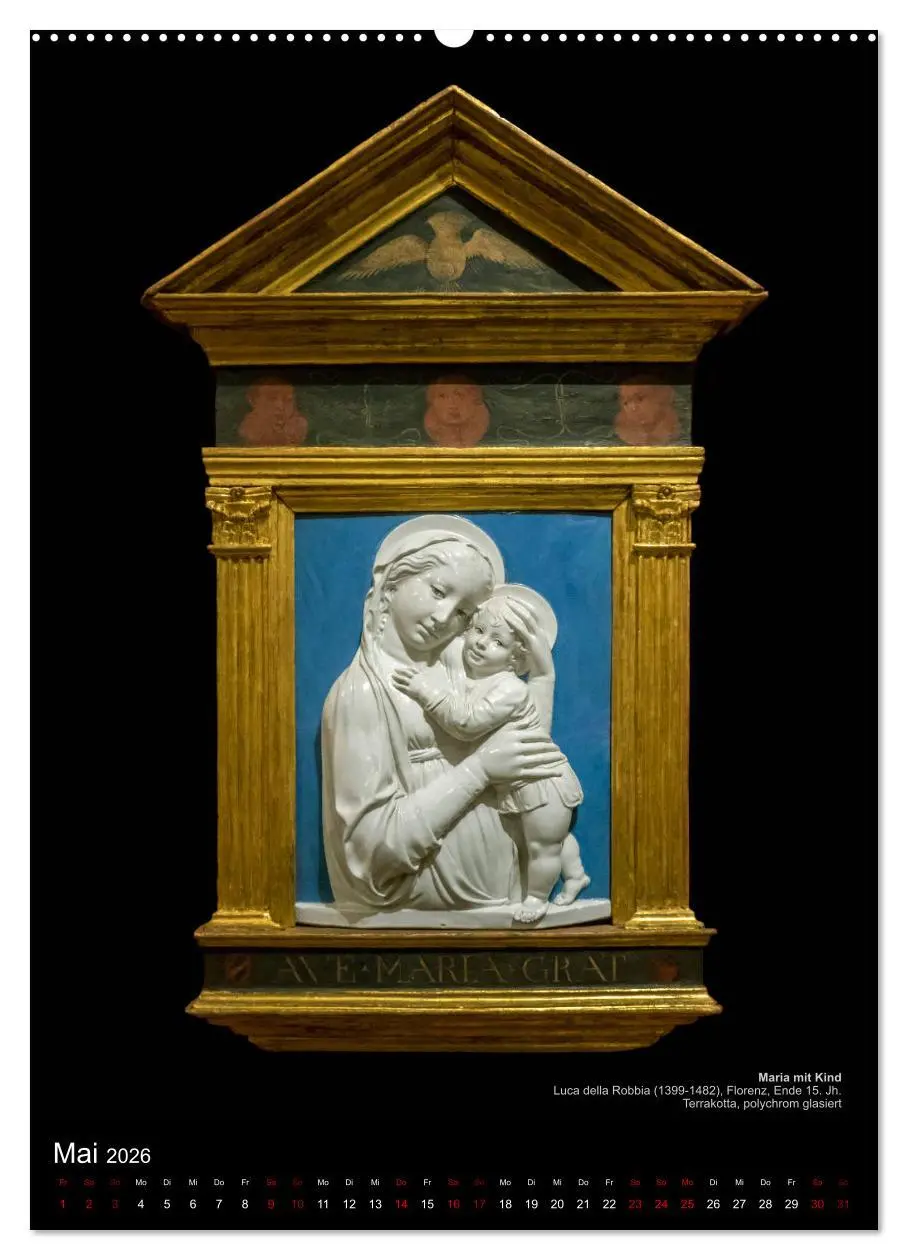 Bild: 9783516405743 | Maria - Mutter Gottes (Wandkalender 2026 DIN A2 hoch), CALVENDO...