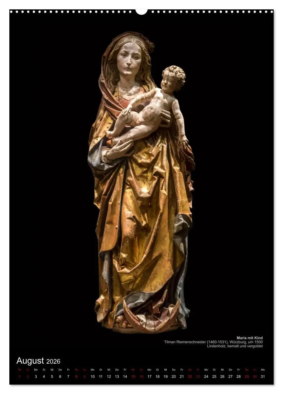 Bild: 9783516405743 | Maria - Mutter Gottes (Wandkalender 2026 DIN A2 hoch), CALVENDO...