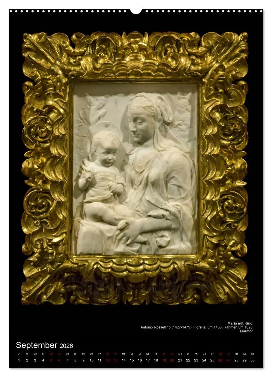 Bild: 9783516405743 | Maria - Mutter Gottes (Wandkalender 2026 DIN A2 hoch), CALVENDO...