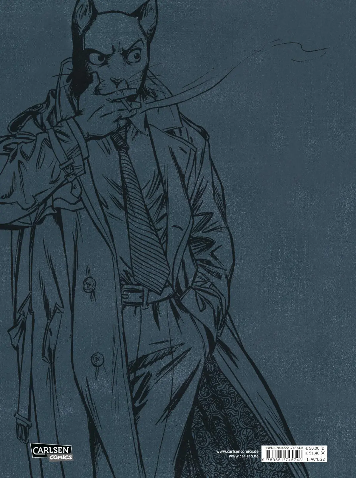 Rückseite: 9783551745743 | Blacksad: Gesammelte Fälle - Neuausgabe | Juan Díaz Canales | Buch