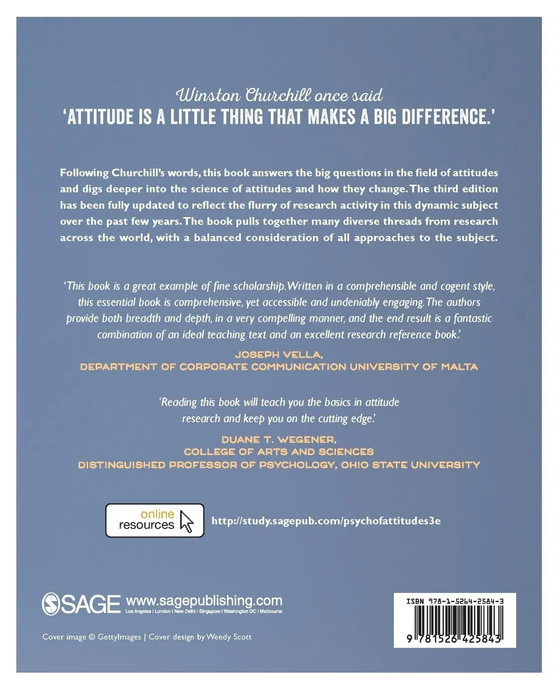 Rückseite: 9781526425843 | The Psychology of Attitudes and Attitude Change | Maio (u. a.) | Buch