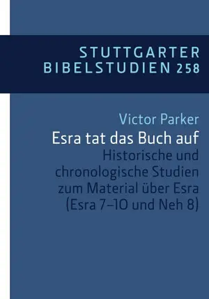Cover: 9783460035843 | Historische und chronologische Studien zum | Victor Parker | Buch