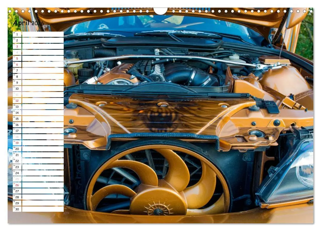 Bild: 9783516015843 | Tuning Power (Wandkalender 2026 DIN A3 quer), CALVENDO Monatskalender