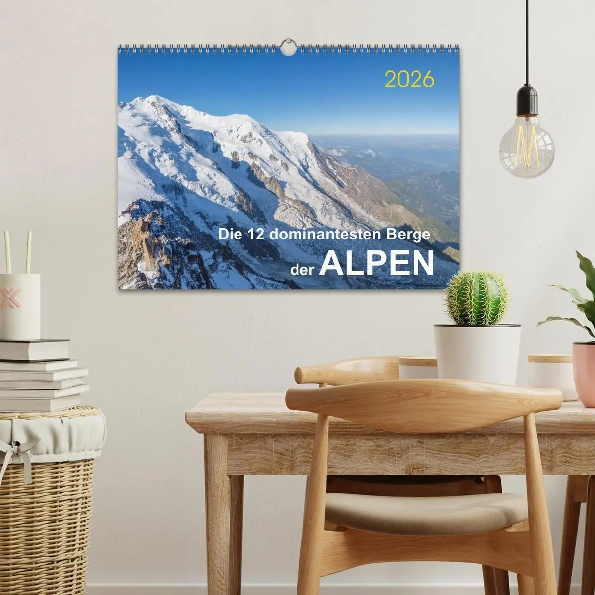 Bild: 9783516635843 | Die 12 dominantesten Berge der Alpen (Wandkalender 2026 DIN A3...